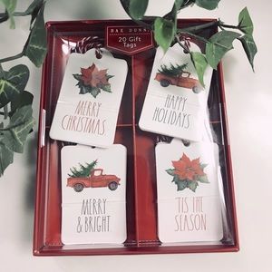 Rae Dunn Christmas Gift Tags